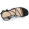 imageAllegra K Womens Platform Espadrille Wedge Heel Slingback Strappy SandalsBlack
