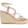 imageAllegra K Womens Platform Espadrille Wedge Heel Slingback Strappy SandalsNude