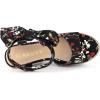 imageAllegra K Womens Platform Floral Printed Slingback Espadrille Wedge SandalsBlack