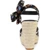 imageAllegra K Womens Platform Floral Printed Slingback Espadrille Wedge SandalsBlack