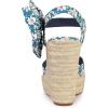 imageAllegra K Womens Platform Floral Printed Slingback Espadrille Wedge SandalsBlue