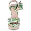 imageAllegra K Womens Platform Floral Printed Slingback Espadrille Wedge SandalsGreen