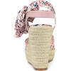 imageAllegra K Womens Platform Floral Printed Slingback Espadrille Wedge SandalsPink
