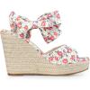 imageAllegra K Womens Platform Floral Printed Slingback Espadrille Wedge SandalsRed