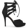imageAllegra K Womens Platform Gladiator Strappy Open Toe Stiletto High Heel SandalsBlack