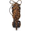 imageAllegra K Womens Platform Gladiator Strappy Open Toe Stiletto High Heel SandalsLeopard