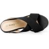 imageAllegra K Womens Platform Slide Wedge SandalsBlack