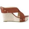 imageAllegra K Womens Platform Slide Wedge SandalsBrown