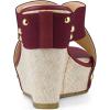 imageAllegra K Womens Platform Slide Wedge SandalsBurgundy