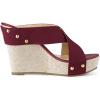 imageAllegra K Womens Platform Slide Wedge SandalsBurgundy