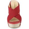 imageAllegra K Womens Platform Slide Wedge SandalsRed