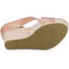 imageAllegra K Womens Platform Slide Wedge SandalsRose Gold