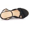 imageAllegra K Womens Platform Slingback Espadrille Wedge Heel SandalsBlack