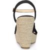 imageAllegra K Womens Platform Slingback Espadrille Wedge Heel SandalsBlack