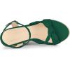 imageAllegra K Womens Platform Slingback Espadrille Wedge Heel SandalsDark Green