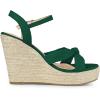 imageAllegra K Womens Platform Slingback Espadrille Wedge Heel SandalsDark Green