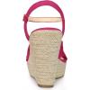 imageAllegra K Womens Platform Slingback Espadrille Wedge Heel SandalsHot Pink