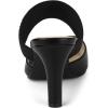 imageAllegra K Womens Pointed Toe Elastic Strap Stiletto Heels MulesBlack