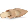 imageAllegra K Womens Pointed Toe Elastic Strap Stiletto Heels MulesNude