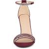 imageAllegra K Womens Rhinestone Ankle Strap Open Toe Stiletto Heeled SandalsBurgundy