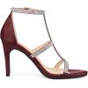 imageAllegra K Womens Rhinestone Ankle Strap Stiletto High Heel SandalsBurgundy