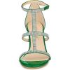 imageAllegra K Womens Rhinestone Ankle Strap Stiletto High Heel SandalsGreen