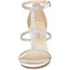 imageAllegra K Womens Rhinestone Ankle Strap Stiletto High Heel SandalsWhite