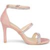 imageAllegra K Womens Rhinestone Ankle Strap Stiletto High Heels SandalsLight Pink
