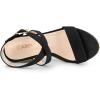 imageAllegra K Womens Slingback Crisscross Espadrille Wedges Heel SandalsBlack