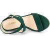imageAllegra K Womens Slingback Crisscross Espadrille Wedges Heel SandalsGreen