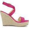 imageAllegra K Womens Slingback Crisscross Espadrille Wedges Heel SandalsHot Pink