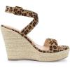 imageAllegra K Womens Slingback Crisscross Espadrille Wedges Heel SandalsLeopard