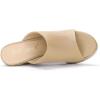 imageAllegra K Womens Slip on Platform Sandals Espadrilles Wedges Slides MulesBeige