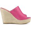 imageAllegra K Womens Slip on Platform Sandals Espadrilles Wedges Slides MulesHot Pink