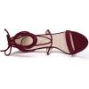 imageAllegra K Womens Stiletto Heel Laceup SandalsBurgundy