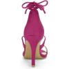 imageAllegra K Womens Stiletto Heel Laceup SandalsHot Pink