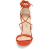 imageAllegra K Womens Stiletto Heel Laceup SandalsOrange