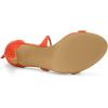 imageAllegra K Womens Stiletto Heel Laceup SandalsOrange