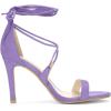 imageAllegra K Womens Stiletto Heel Laceup SandalsPurple