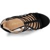 imageAllegra K Womens Stiletto Platform Heels Strappy Gladiator Heel SandalsBlack