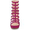 imageAllegra K Womens Stiletto Platform Heels Strappy Gladiator Heel SandalsHot Pink