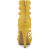 imageAllegra K Womens Stiletto Platform Heels Strappy Gladiator Heel SandalsYellow