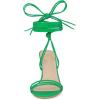 imageAllegra K Womens Strappy Lace Up Slingback Open Toe Stiletto Heel SandalsGreen