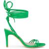 imageAllegra K Womens Strappy Lace Up Slingback Open Toe Stiletto Heel SandalsGreen