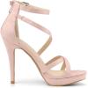 imageAllegra K Womens Strappy Platform Stiletto Heels SandalsDust Pink