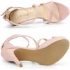 imageAllegra K Womens Strappy Platform Stiletto Heels SandalsDust Pink