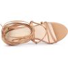 imageAllegra K Womens Strappy Straps Lace Up Stiletto Heel SandalsNude