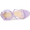 imageAllegra K Womens Strappy Straps Lace Up Stiletto Heel SandalsPurple