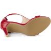 imageAllegra K Womens T Strap Open Toe Stiletto Heel SandalsRed