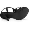 imageAllegra K Womens T Strap Slingback Platform Stiletto Heel SandalsBlack